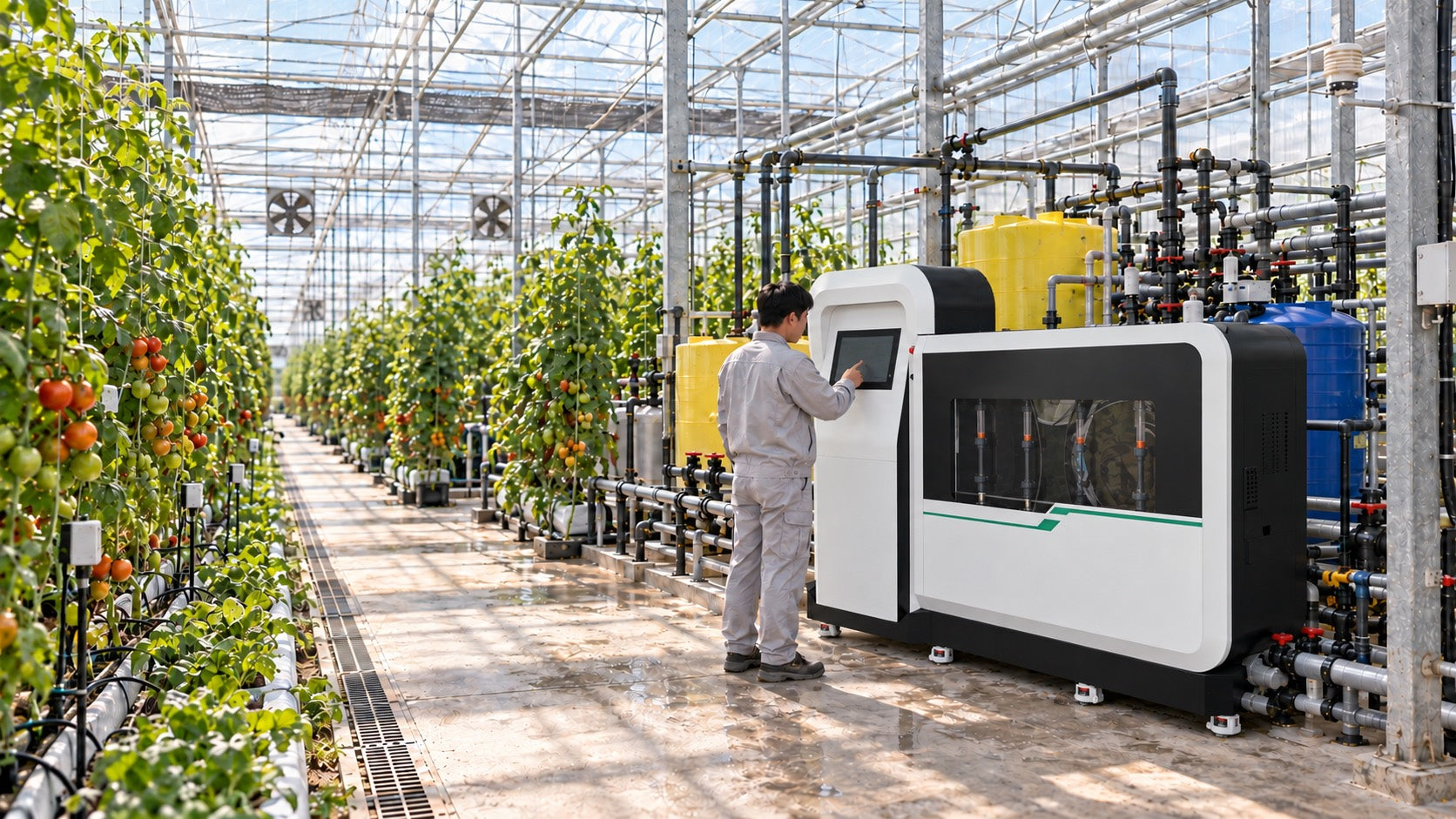 Greenhouse environmental monitoring and control equipment