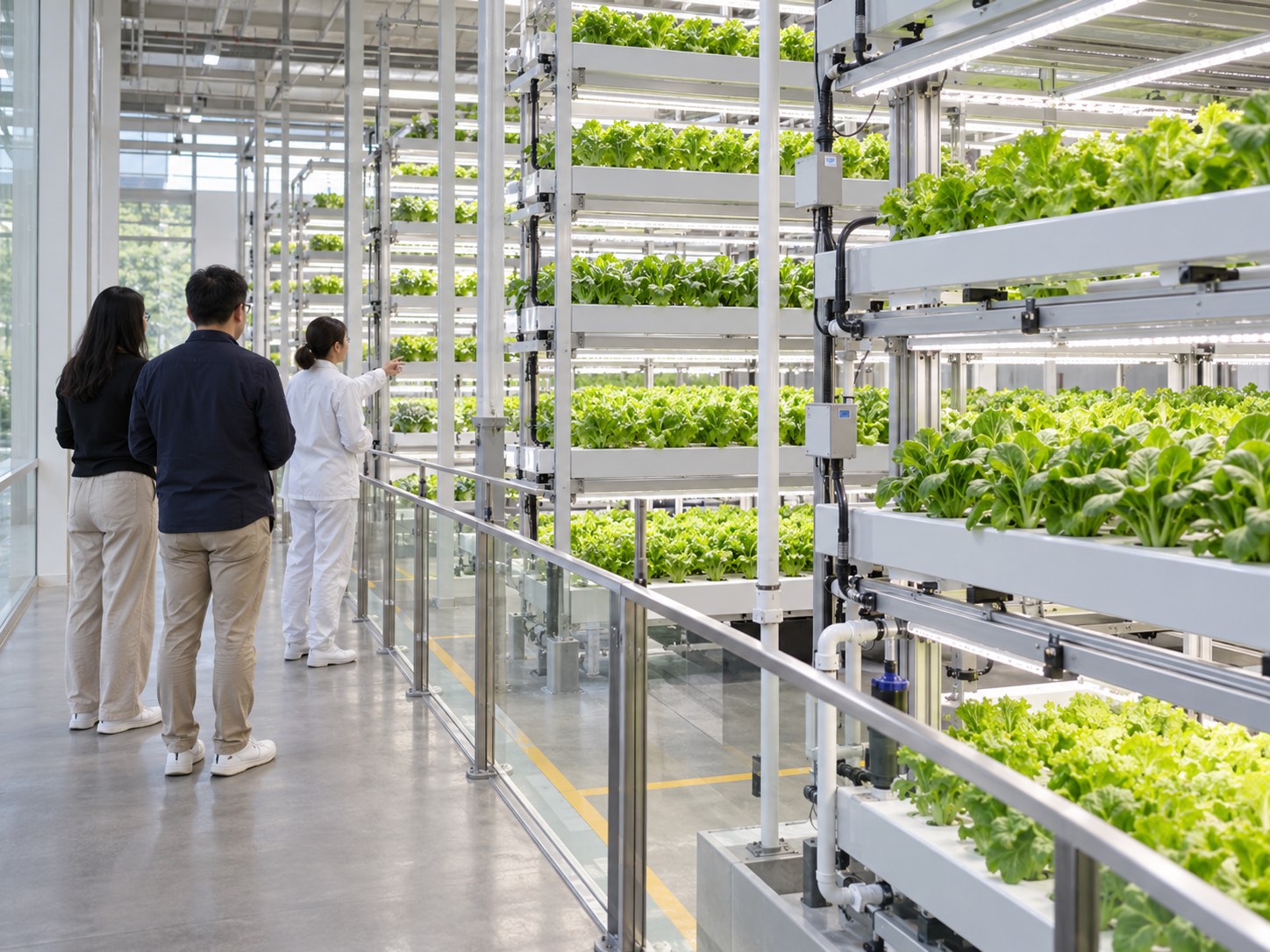 Plant factory demonstration and agritourism environment