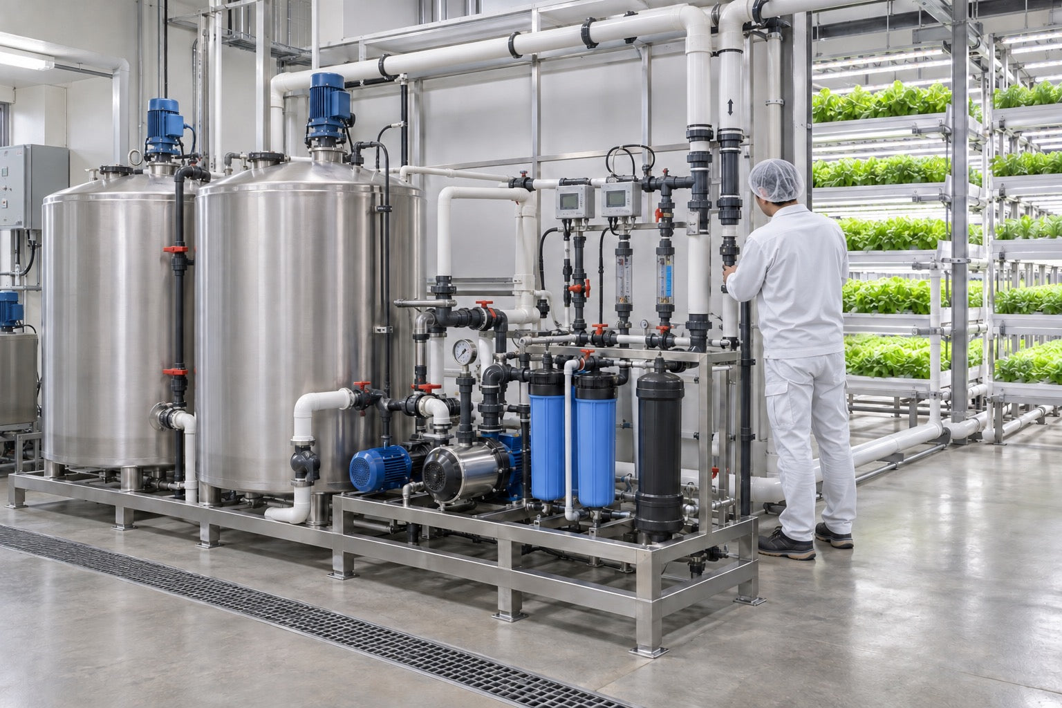 Plant factory nutrient solution management system
