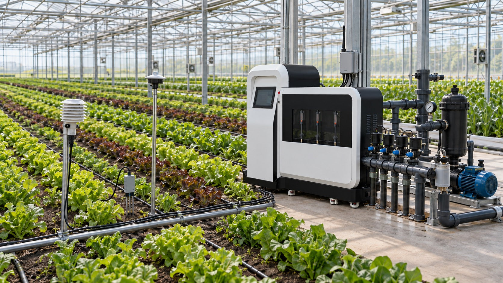 Integrated smart agriculture hardware system for greenhouse monitoring and control